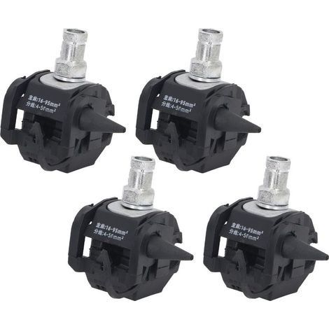 Confezione da 5 connettori per trapano isolati, in rame stagnato 1 kV, con separatore per cavi in PVC, per alimentazione industriale e illuminazione da giardino. (1/5)