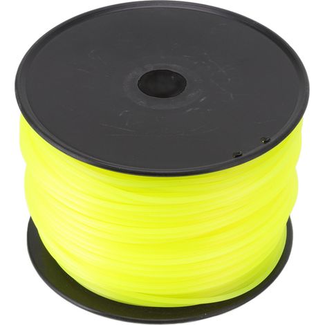 Fil de coupe-bordures quadruple de 3 mm pour tondeuse Husqvarna, jaune, 168 m / 551,2 pi (1/5)