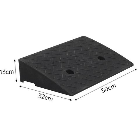 2 PCS Portable Rubber Kerb Ramps