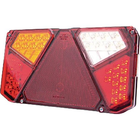 Feu arrière LED rectangle gauche 7 plots UNIVERSEL LA40008 (1/5)