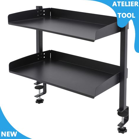 ATELIER Organisateur de bureau serré Étagère à couches 2 niveaux Organisateur de bureau Étagère à table serrée (1/5)