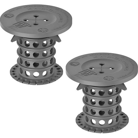 2 Pièces TPR Bouchon Évier, Anti-colmatage, Universel Drainage Bouchon pour Trous de Baignoires de 38 mm à 44 mm