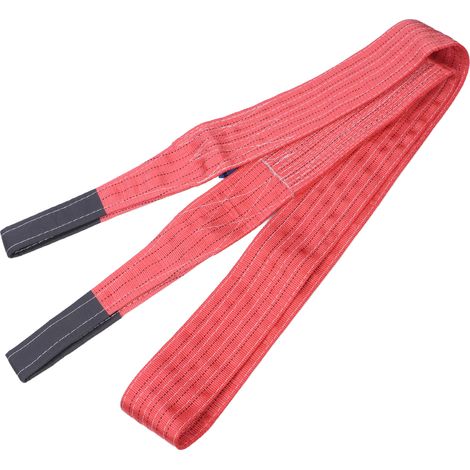 Rotes Hebeband 5T 11023LB Tragfähigkeit 4M 13,12FT Länge Hebe- und Schleppgurt für Industriekrane (1/5)
