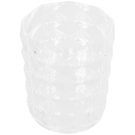 Boîte De Rangement Pinceaux Maquillage Transparente PS Pot À Pinceaux Anti-Poussière Organiseur Cosmétique Pour Outils Cosmétiques Et Makeup Brush 3.94X3.15X3.15In (1/5)