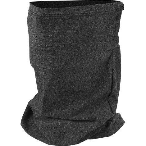 Masque facial anti-UV en soie glacée pour cyclisme, sport outdoor - Gris foncé unisexe (1/5)