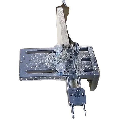 Guide à chevilles réglable pour tailles de chevilles de 6 mm, 8 mm, 10 mm, en acier de haute qualité, compatibilité bois polyvalente (1/5)