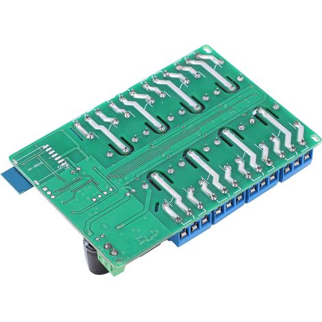 Relais temporisé Bluetooth DC 5V avec télécommande 8 canaux pour téléphone Android (1/5)