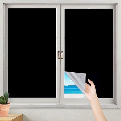 45 x 100 cm selbstklebender, rechteckiger Verdunkelungs-Sonnenschutzstoff – tragbar (1/5)