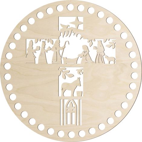 Base para cesta Moisés, accesorios de ganchillo, bolsa inferior de 20 cm (1/5)