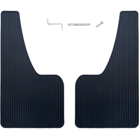 2 Stück Schmutzfänger, Spritzschutz für Autos, universelle Schmutzfänger, Schmutzfänger für vorne und hinten (Schwarz)