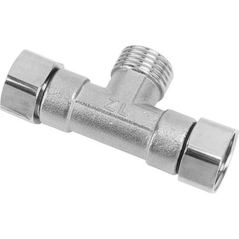 Adaptateur de Joint de Tuyau, Raccord de Tuyau sans Fuite G1/2 en Acier Inoxydable 304 5 Kg de Pression pour Gaz (Filetage mâle Moyen) (1/5)