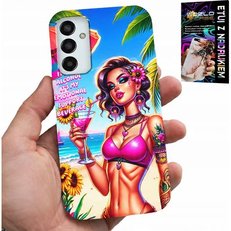 Custodia per Samsung Galaxy M13 4G - NON È ALCOL, È LA MIA custodia emotiva (1/5)
