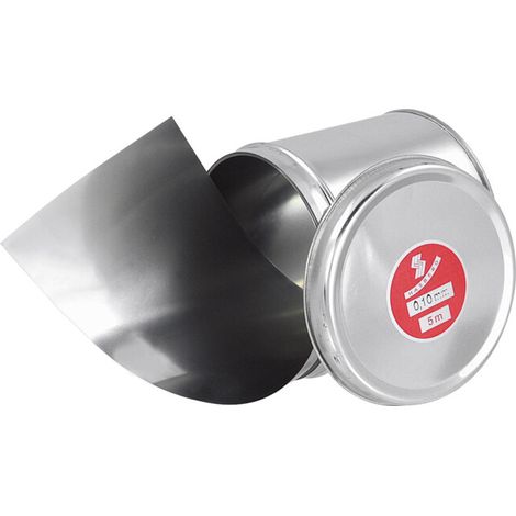 Hasberg Clinquant 100 mmx5 m, inoxydable, Epaisseur: 0,1 mm