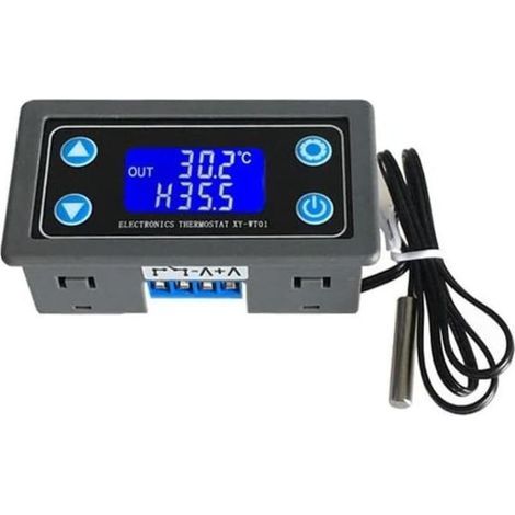 Régulateur de Température Numérique 12V 24V Module de Contrôle de Température Haute Précision Refroidissement et Chauffage Tableau de Commutation Automatique Marque : Taikuwu (1/5)