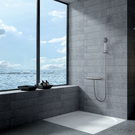 Imex -  Grifo Ducha y Bañera Termostatico Cromado Serie  Eco-Kent