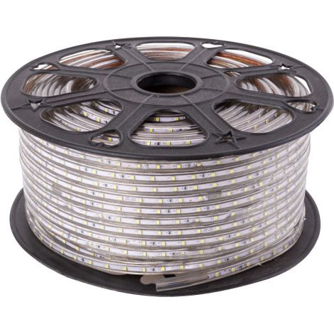 Tira de 60 LEDs/M 480W 24.000Lm 2700ºK SMD3528 220VAC IP65 x100M 40.000H  [HO-2203528-60-100MWW]
