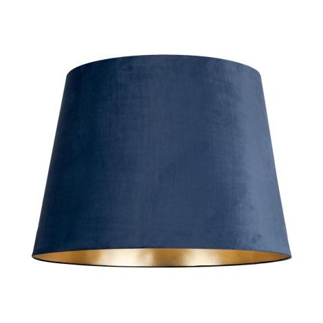Abat-jour conique bleu velours 58,5/49,5 Nowodvorski CONE