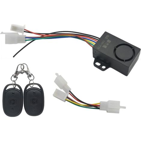 Rilevatore di vibrazioni adatto per sistema di allarme antifurto con telecomando per biciclette elettriche da 48-72 V