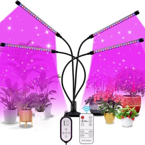 Lampe de croissance LED - Spectre complet - Éclairage horticole - Lampe de croissance pour plantes - 360° - Minuterie automatique - Spectre complet - Lampe de floraison - Lampes de culture d'intérieur (1/5)