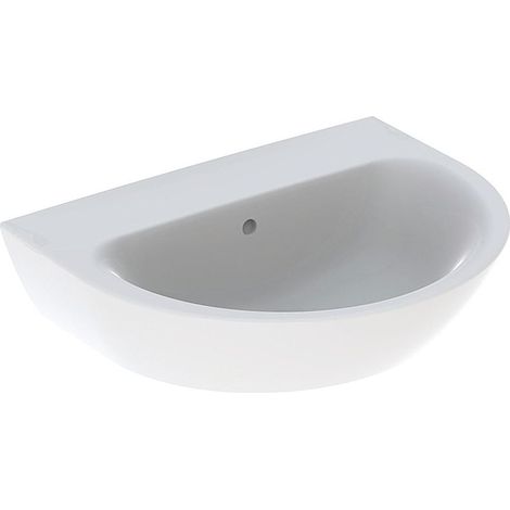 Geberit Renova Waschtisch, ohne Hahnloch, mit Überlauf, Breite: (1/5)