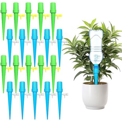 Kit di irrigazione automatico da 20 pezzi – Sistema di irrigazione automatico con valvola di controllo del flusso lento (1/5)