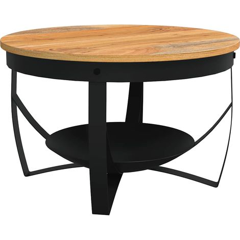 Maison Exclusive - Couchtisch Ø68x43 cm Massivholz Akazie
