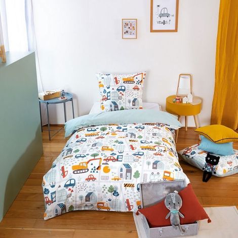 Parure de lit enfant 140x200cm En Route