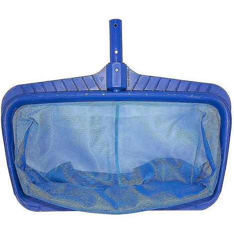 Écumoire à mailles fines - Râteau à feuilles en plastique pour le nettoyage des piscines et des bassins (1/4)