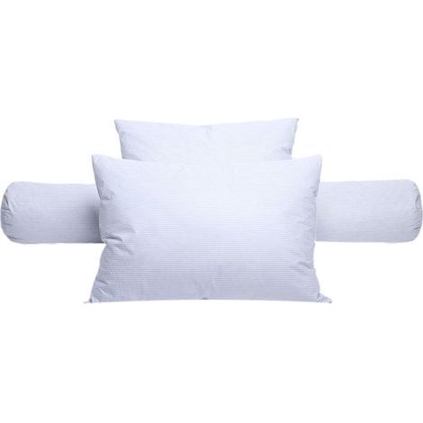 Dodo – Federkissen 50 x 70 cm – Fester Komfort – Bezug aus 70 % Baumwolle – Sterilisierte Federfüllung (hochtemperaturbehandelt) – Hergestellt in Frankreich (1/5)