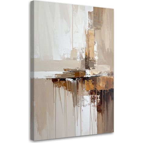 Leinwandbilder Beige Abstrakt 20x30 (1/5)