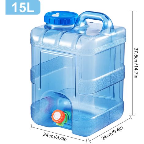 Trintion Camping Water Container with Tap Portable Camp Water Carrier Bucket BPA-Free Water Storage Tank for Outdoor Camping Fishing Party Van RV (15L) (1/5)