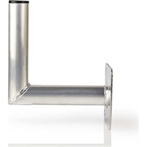 Soporte de pared para satelite distancia a la pared 250 mm diametro de la abrazadera 50 mm tamano maximo del plato 100 cm aluminio plata