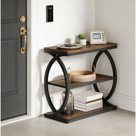 Tavolino industriale con 3 ripiani OKMYHOME (1/2)