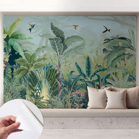 Carta da parati autoadesiva - Fotomurale adesivo - design elegante - stile moderno - Natura tropicale 208x146 cm (1/5)