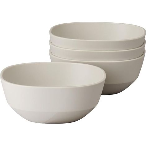 Coupelle 4 pièces Silueta - Lavable au lave-vaisselle et résistant au micro-ondes - Plat de service - Plats à tapas - Vaisselle - 250 ml - Nordic white (1/5)