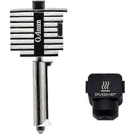 0,4-mm-Düse für Bamboo Lab A1 Mini Hotend-Kit, gehärtetes Stahlteil für 3D-Drucker, 0,4 mm (1/4)