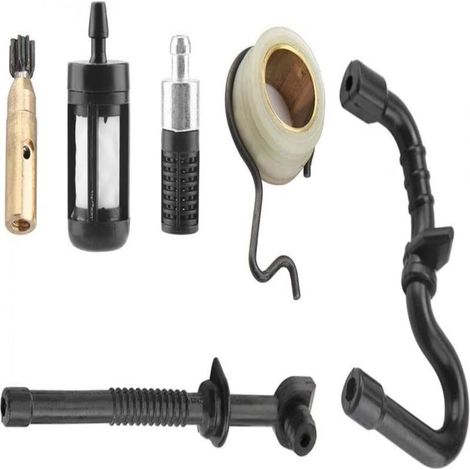 Filtre de tuyau de pompe à huile pour tronçonneuse Stihl MS180 MS170 018 017 – Kit pièces de rechange en métal – Installation facile (1/5)