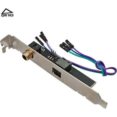 Koaxial-zu-Glasfaser-SPDIF-Tochterkarte, digitale Blende, Universal-Motherboard, vergoldete Schnittstelle, DTSAC3LPCM-Quellcode-Ausgabe (1/4)