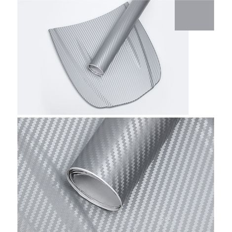 adhésif décoratif imitation fibre de carbone 3D épais pour