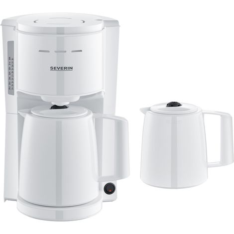 Severin KA 9309 Kaffeemaschine Weiß Isolierkanne (1/5)
