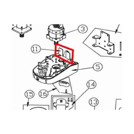 6FACILS Leva Di Sblocco Con Serratura Per Facil 3-3e-3h-3eh Ditec 6facils Entrematic