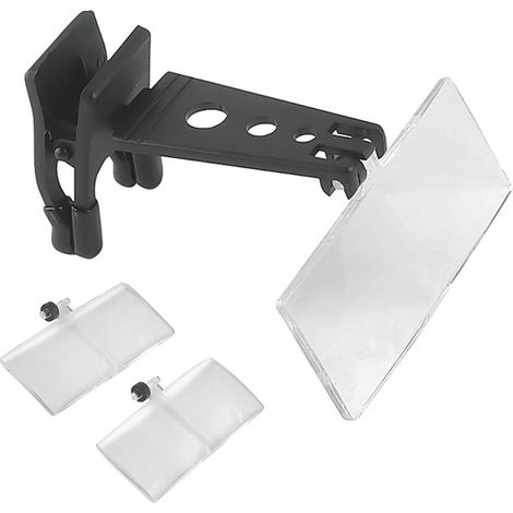 Loupe à pince pour lunettes, trois options de grossissement, pince pour lunettes, pour la réparation de bijoux, de montres et de lecture (1/5)