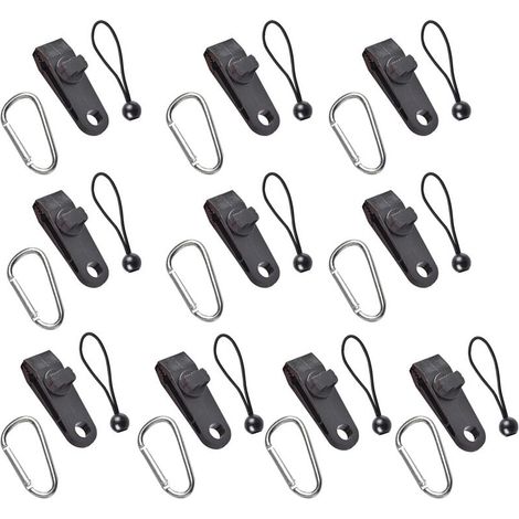 10pcs Attache Bache,Tarp Clips, Tente Pince, Tendeur Elastique, Tendeur Bache Parfait pour Tendre une Bache, Tentes, Auvents, Bannières (1/5)
