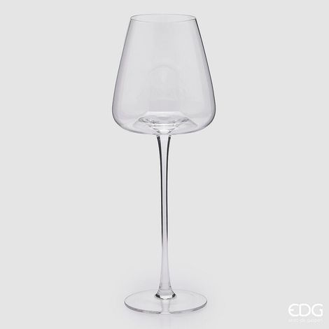 EDG Enzo De Gasperi Bicchiere Grace Calice H 28 Cm L 10 Cm 550 Ml Cf 4 Pz Vetro Natural