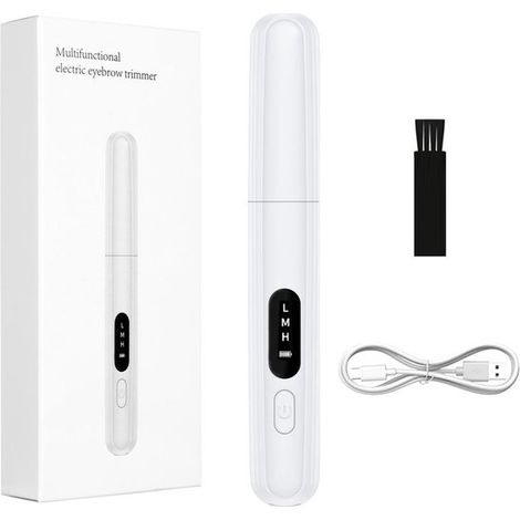 Tondeuse électrique pour sourcils et bikini – Rechargeable – Épilation visage et corps – 1 pièce (1/5)