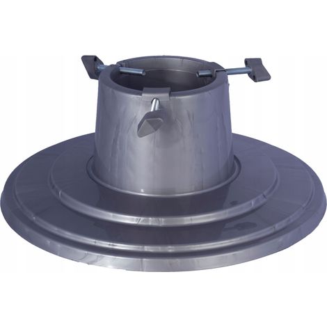 Soporte para árbol de Navidad Orbit Plateado (1/3)