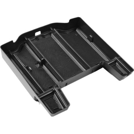 Boîte de rangement dissimulée dans l'accoudoir central, boîte à gants auxiliaire pour Dodge RAM 1500 (2019-2024) - Accessoires automobiles - Noir