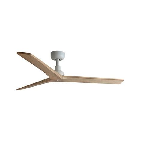KLIM M Ventilator ohne Licht weiß/Eiche Ø125cm