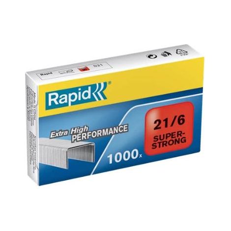 Rapid SuperStrong 21/6 Klammerpack 1000 Heftklammern