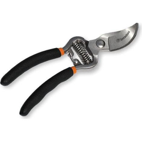 Sécateur - Acier Carbone - Ergonomique Avec Blocage - Antidérapant - 21 Cm - 1 Pièce